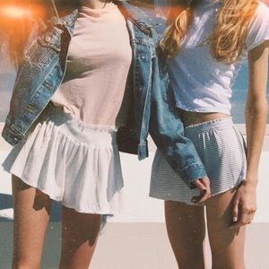 Brandy White Jolene Shorts